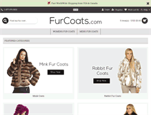 Tablet Screenshot of furcoats.com